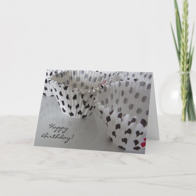 Polka Dot Birthday Wishes Card (Front)