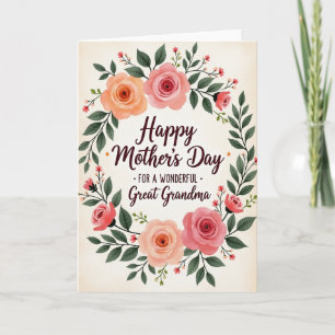 Polka Dot Blossom Thanks Card
