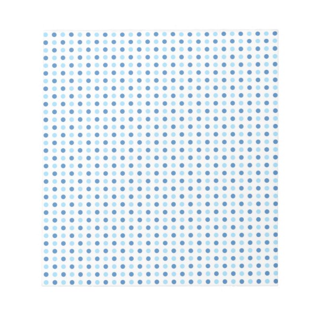 Polka Dot Blues Notepad (Front)