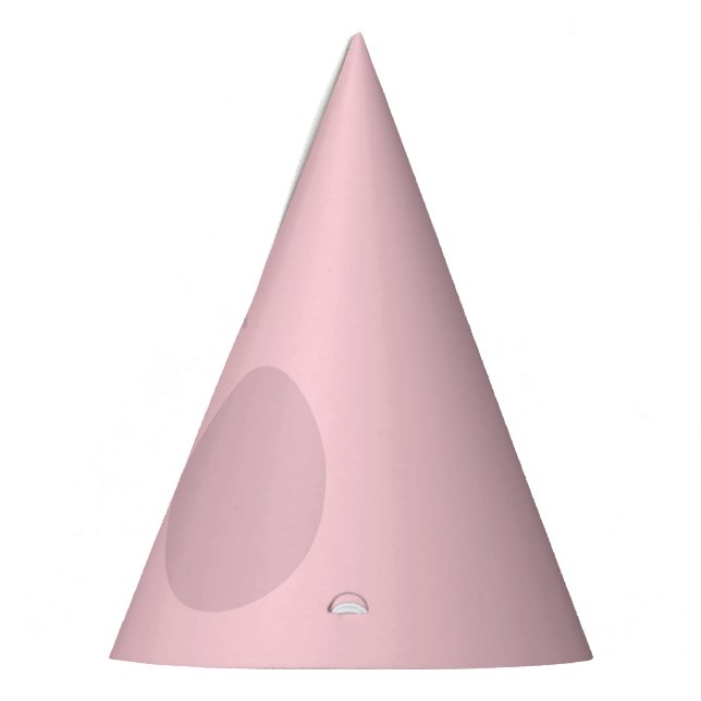 Polka Dot Blush Pink  Party Hat (Left)