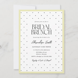 Polka Dot Bridal Shower Invitation