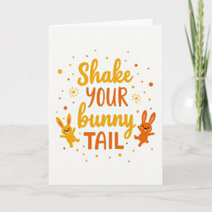 Polka Dot Bunny Fun Card