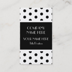 Polka Dot Business Card