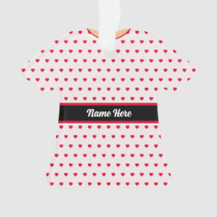 Polka Dot Christmas Ribbon Doll Dress TShirt   Ornament