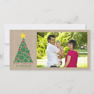 Polka Dot Christmas Tree Holiday Card