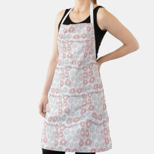 Polka Dot Circle Pattern Apron