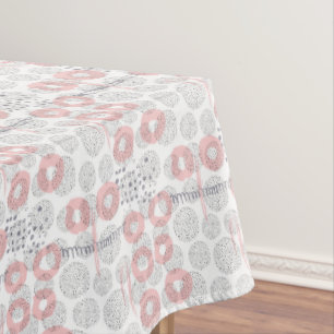 Polka Dot Circle Pattern Tablecloth