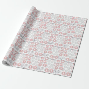 Polka Dot Circle Pattern Wrapping Paper