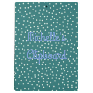 Polka Dot clipboard with customizeable back