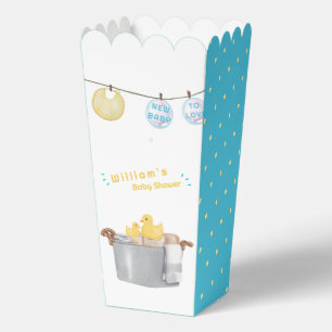 Polka Dot Clothesline Rubber Duck Baby Shower  Favour Box