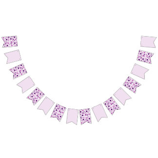 Polka dot colourful bubbles bunting 