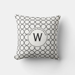 POLKA DOT Create Your Own Customised Monogram Cushion