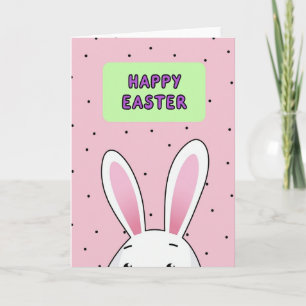 Polka Dot Creature Hello Card