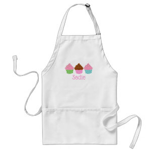 Polka Dot Cupcakes Personalised Apron