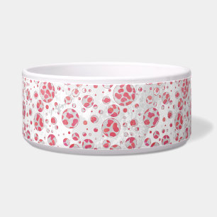 Polka Dot Dalmatian Pink and White