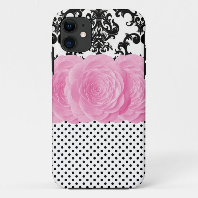 Polka Dot Damask iPhone 5 Case (Back)