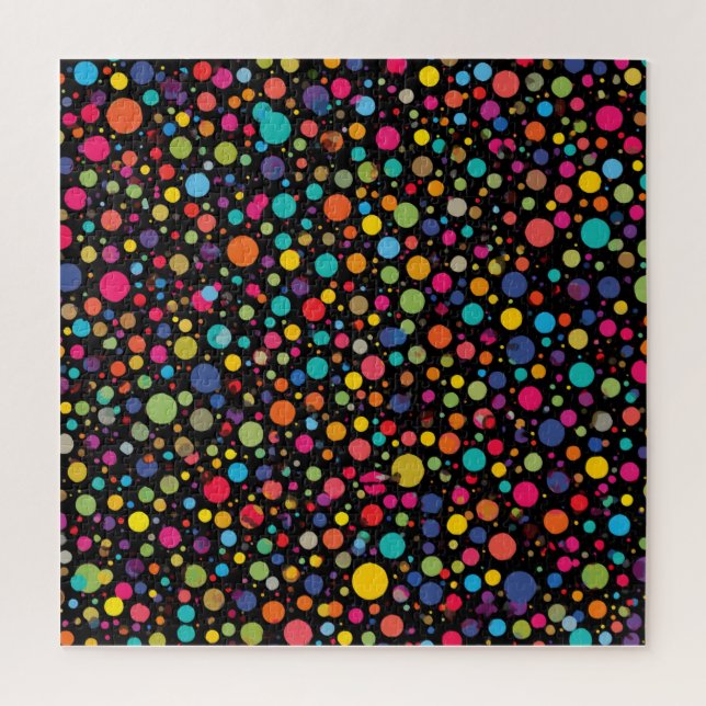 Polka Dot Design  Jigsaw Puzzle (Vertical)