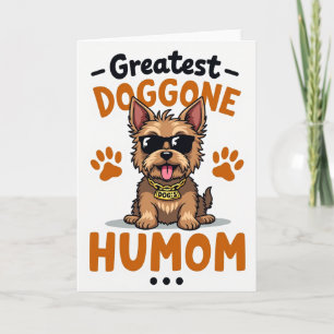 Polka Dot Dog Happy Card