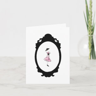 Polka Dot Dress ~ Card / Invitations