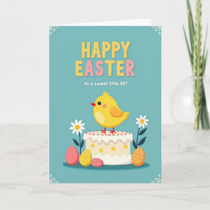 Polka Dot Easter Boy Card