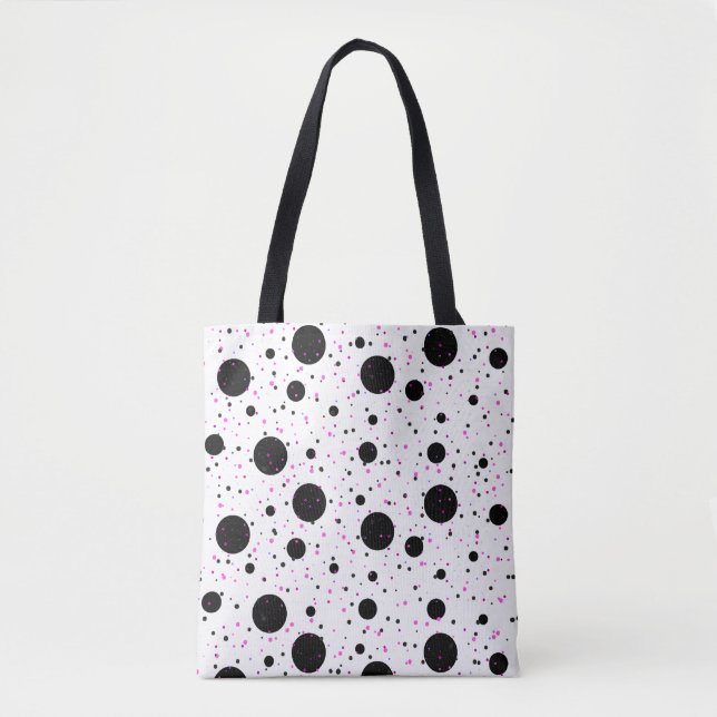 Polka Dot Everyday Tote Bag (Front)