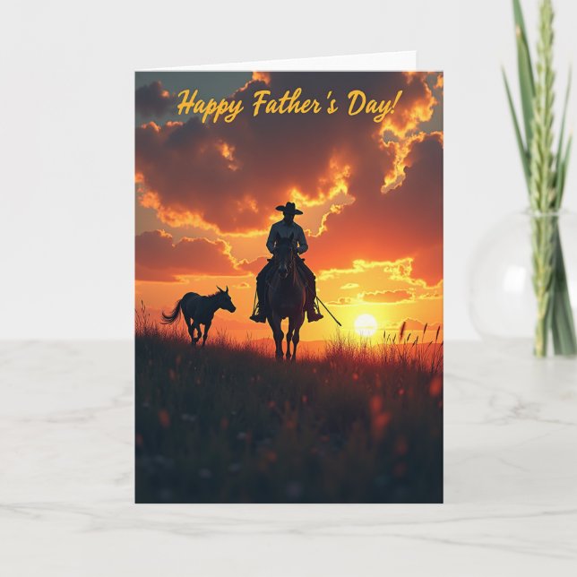 Polka Dot Fathers Honour Card (Front)