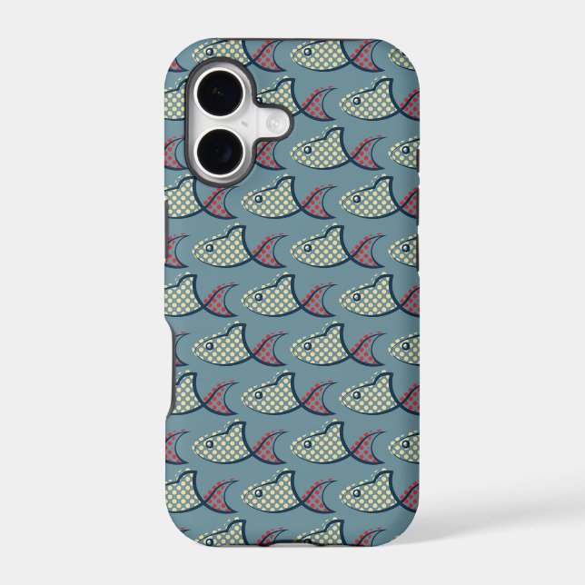 Polka Dot Fish Pattern (Back)