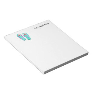 Polka Dot Flip Flops Notepad