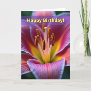 Polka Dot Flower Bloom Card