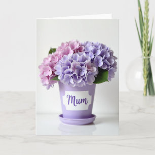 Polka Dot Flower Garden Card