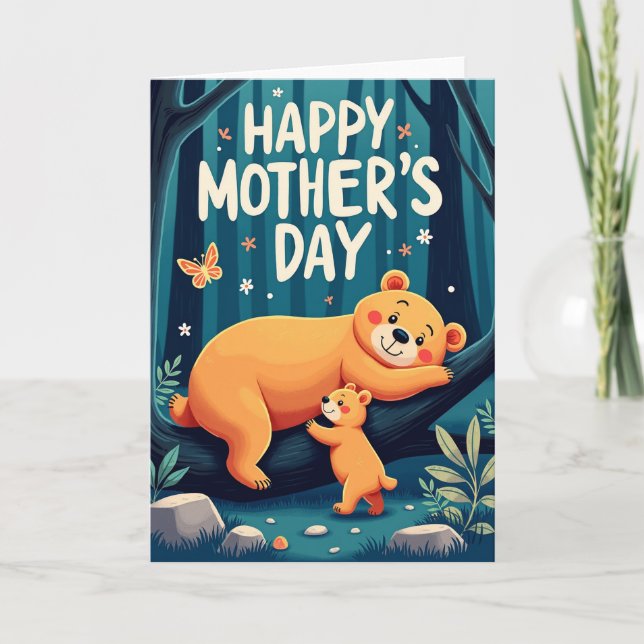 Polka Dot Forest Love Card (Front)