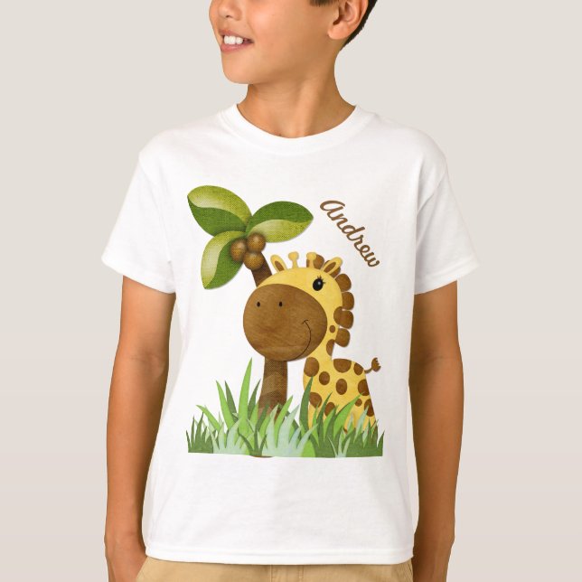 Polka Dot Giraffe T-Shirt (Front)