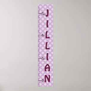 Polka Dot Growth Chart Any Colour!! Keep at 8x44!