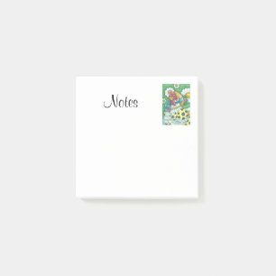 POLKA DOT HEN, COUNTRY CHICKEN Post-it® Notes