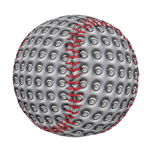 Polka Dot Industrial Style Background Customisable Baseball (Angled)