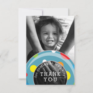 Polka Dot Inner Tube Summer Kids Thank You