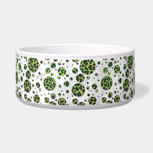 Polka Dot Leopard Black and Green