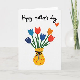 Polka Dot Mother Card