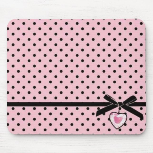 Polka Dot Mouse Pad (Front)