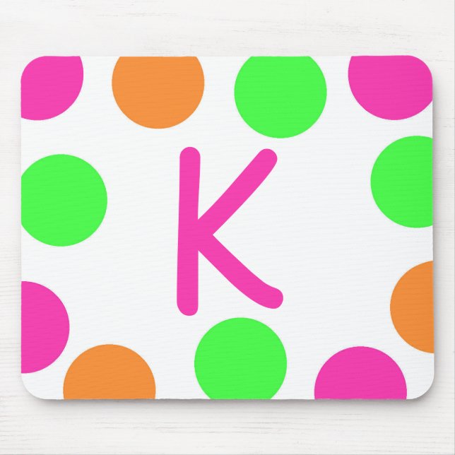 Polka Dot Mouse Pad (Front)