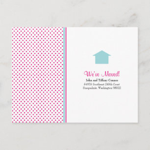 Polka Dot New Home Postcards