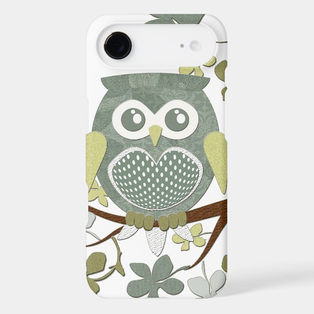 Polka Dot Owl in Tree Case-Mate Samsung Galaxy Case (Back)