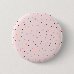 Polka dot pattern 6 cm round badge