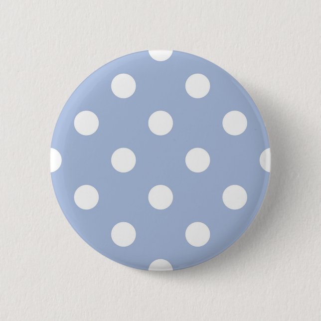 Polka dot pattern 6 cm round badge (Front)
