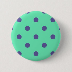 Polka dot pattern 6 cm round badge
