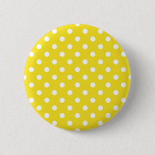 Polka dot pattern 6 cm round badge