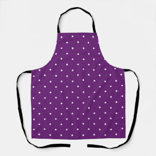 Polka dot pattern apron