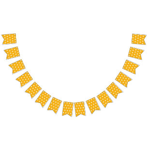 Polka dot pattern bunting