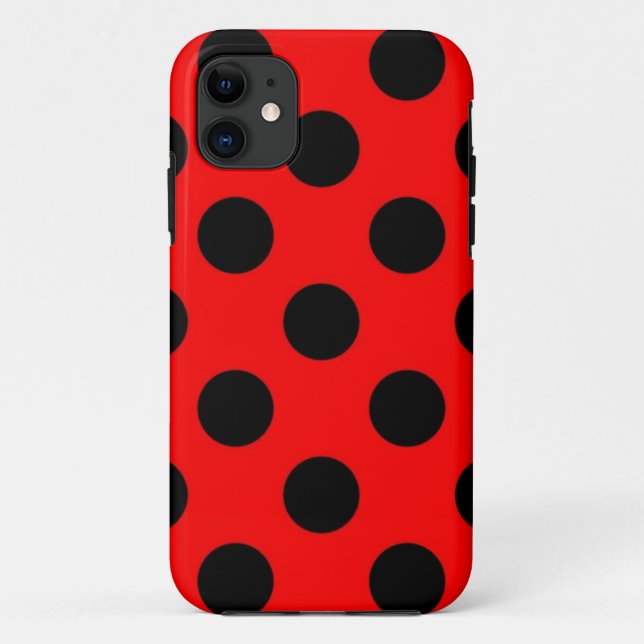Polka dot pattern Case-Mate iPhone case (Back)