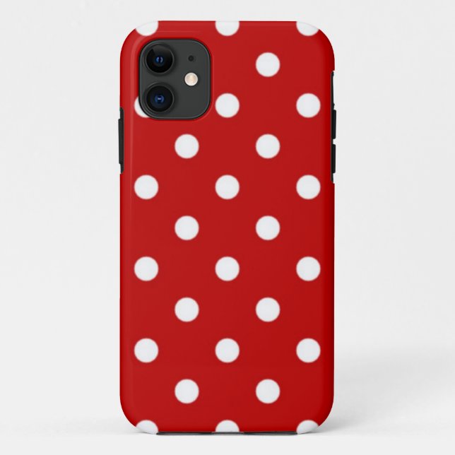 Polka dot pattern Case-Mate iPhone case (Back)
